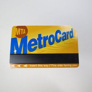NYC Subway (1) MetroCard (no monetary value on card)
